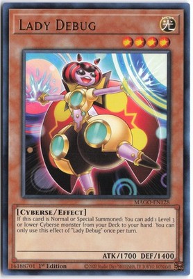 Yugioh - Lady Debug MAGO-EN128 1st Edition - Maximum Gold