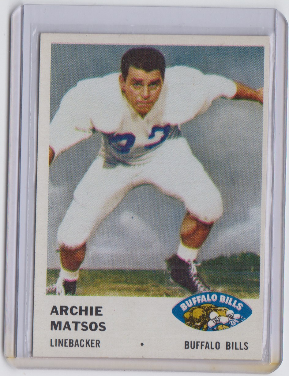 1961 Fleer #142 Archie Matsos RC EX-MT Set Break