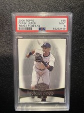 PSA Mint 9 2006 Topps Triple Threads #55 Derek Jester Yankees LOW POP of 5!