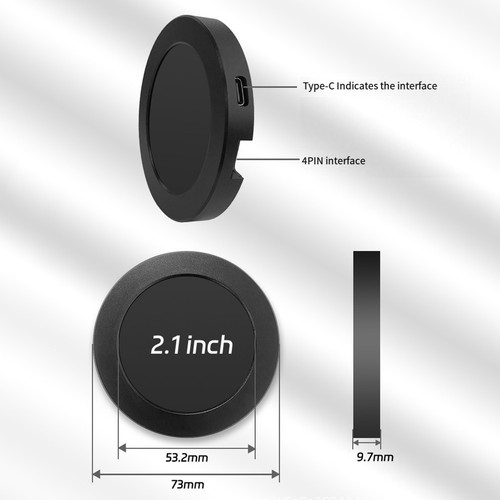 2 1 Inch Compact USB Water Cooling Display for System Performance Tracking - Picture 8 of 12
