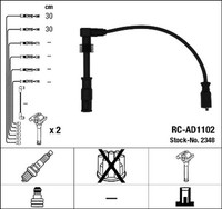 ZüNdleitungssatz NGK 2348 FüR Audi Passat A6 VW A4 B5 8D2 3B5 4A2 C4 3B2 Variant