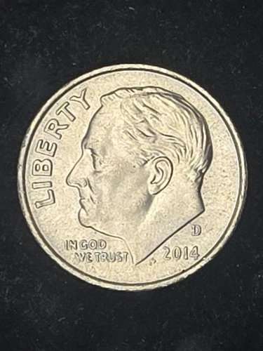 2014-D Roosevelt Dime — photo from another recent sale