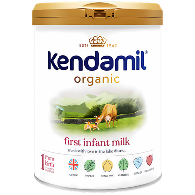 Kendamil Organic First Infant Milk (Stage 1) UK Version,  800g | UK import