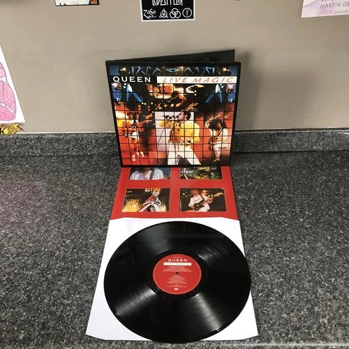 LP VINYL QUEEN ALBUM LIVE MAGIC EMI EMC 3519 UK 1ST PRESS NM-/NM- SUPER COPY