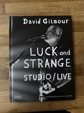 David Gilmour Luck and Strange Signed Autographed Pink Floyd Hardback IN HAND✅