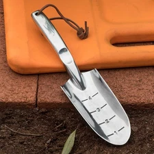 Narrow Trowel Aluminum Hand Trowel with Ergonomic Short Handle Gardening Tool