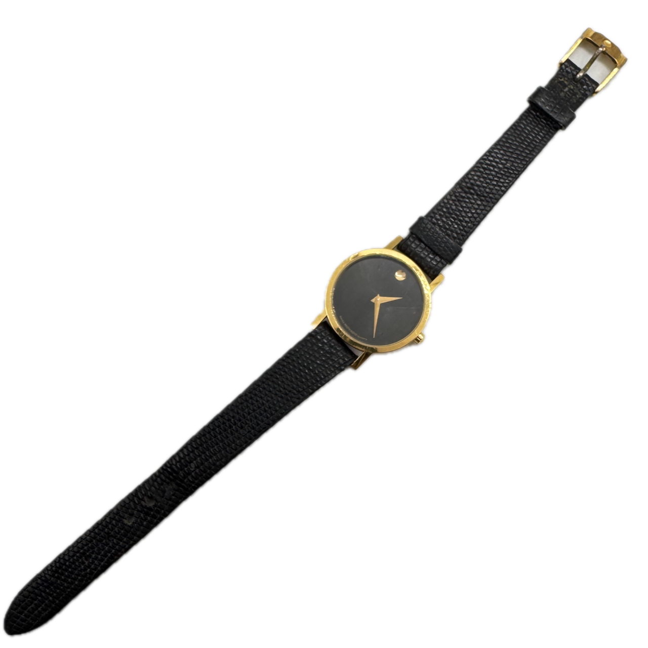 Vintage Movado Museum 24.5mm Ladies Quartz Watch Swiss Gold Tone 87 25 832