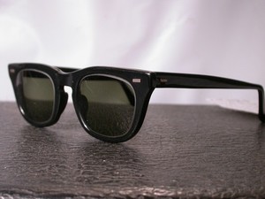 Vintage USS US Military Army Standard Issue Black Eyeglasses USA RX