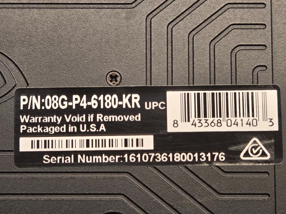Nvidia GeForce GTX 1080 GDDR5X Founders Edition GPU 900-1G413-0000-000 - Image 4 of 4