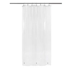 Narrow Shower Curtain Liner with 3 Magnets - 36" x 84" Waterproof PEVA Shower...
