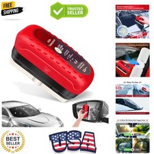 Automotive Oil Film Cleaning Brush, Anti-Rain Fog Car Glass Oil Film Cleaner,...