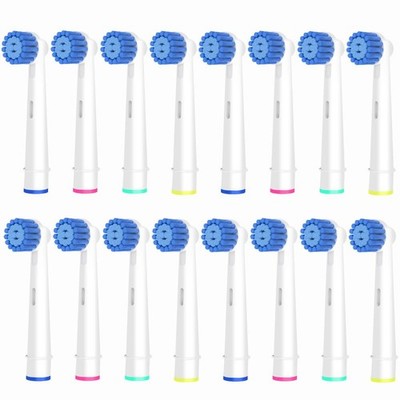 Aufsteckbürsten Sensitive Kompatibel Oral B Weiche Borsten Reinigung 16 Stück
