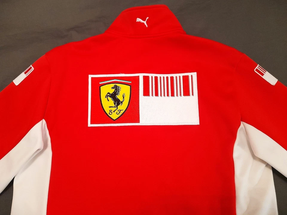 Ferrari F1 PUMA team driver issue softshell jacket sz L 2007 Raikkonen Massa - Image 4 of 4