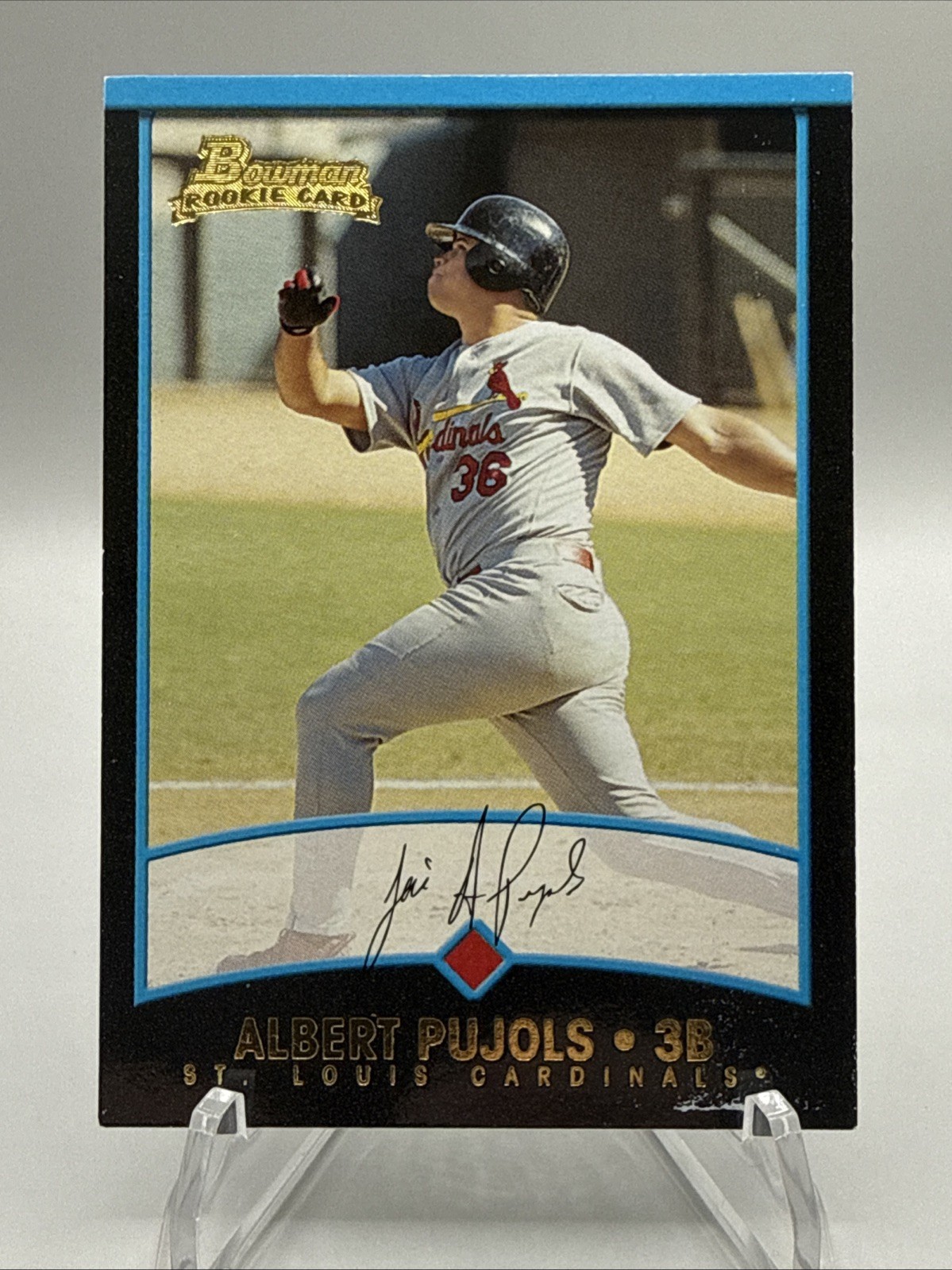 2001 Bowman ALBERT PUJOLS Rookie RC #264 - St. Louis Cardinals
