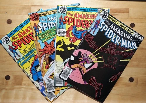 4 Amazing Spider-Man Comics #185-#188 ( 1978-79): F/VF