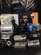 Joblot Digital Camera Sony Cybershot Olympus Lumix Polaroid Spares and Repairs
