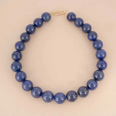 Collier Vintage Lapis Lazuli - Photo 1/2