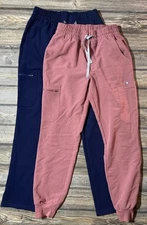 Lot of 2 Figs Technical Collection S Dowa Scrub & Relaxed Jogger Pants Women's