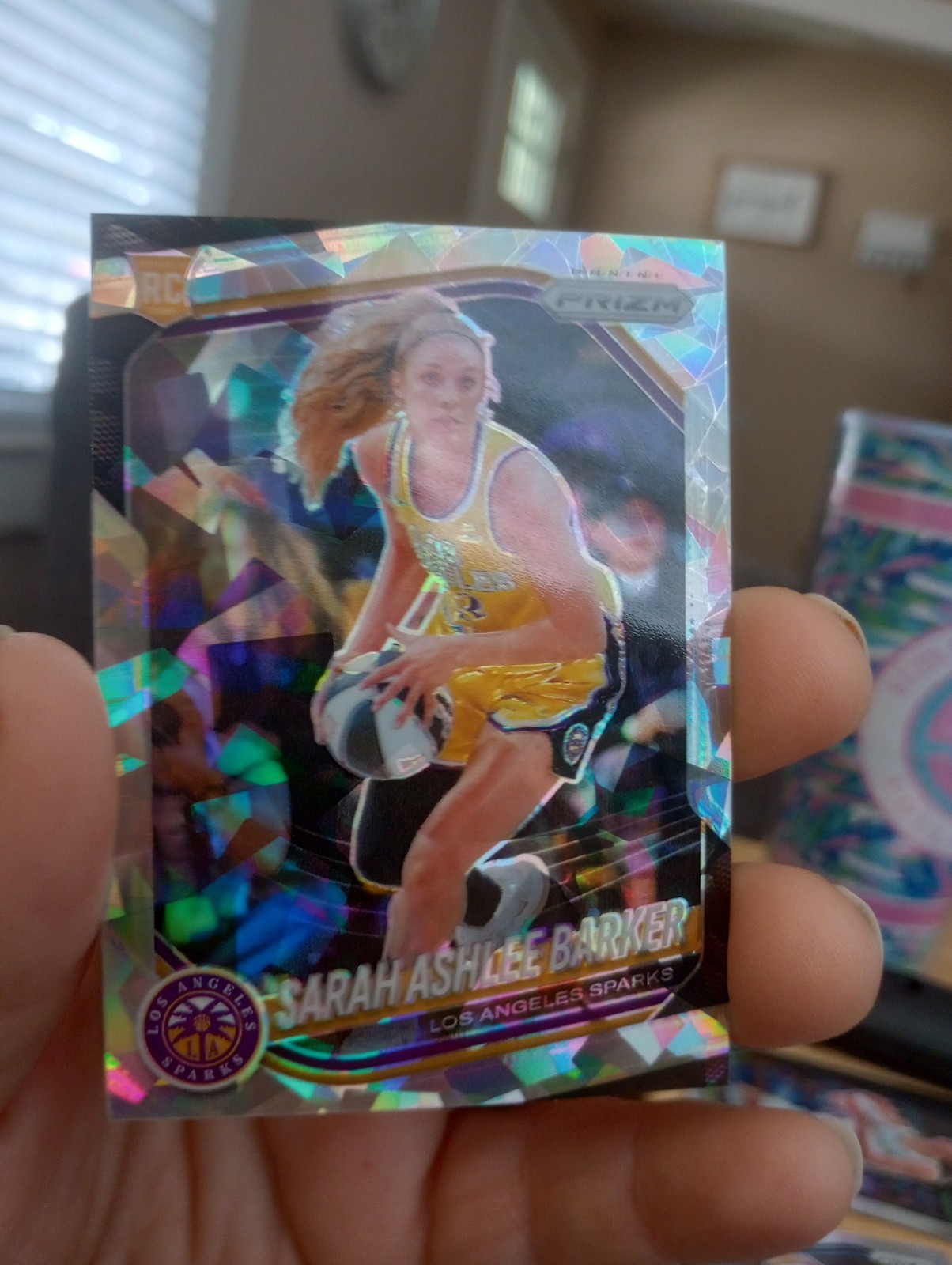 2025 Panini Prizm WNBA - Sarah Ashlee Barker #31 Ice Prizm (RC)