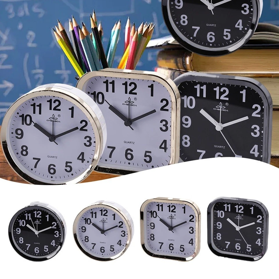 Alarm Clock 11.8*4.6*11.8cm Creative Alarm Clock Square Tools Practical - Image 2 of 4