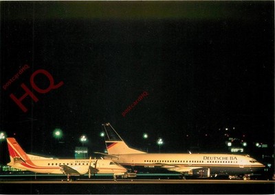Ansichtskarte: DEUTSCHE BA SAAB SF.340 UND BOEING 737 [FLUGZEUGAUSGABE]