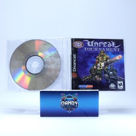 Unreal Tournament W/ Manual - No Rear Art - Sega Dreamcast