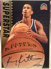 Kerry Kittles Villanova Basketball Scoreboard Rookie Autograph Card NJ Nets /300
