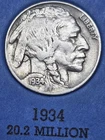 1934-P Buffalo Nickel — photo from another recent sale