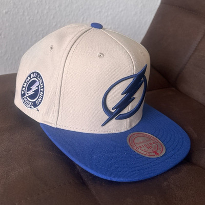 Mitchell & Ness Tampa Bay Lightning Snapback Cap blau/weiß NHL