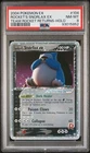 2004 POKEMON EX TEAM ROCKET RETURNS #104 ROCKET'S SNORLAX HOLO EX PSA 8