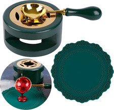 Wax Seal Kit Furnace with Spoon and Silicone Pad for Melting Wax Seal Beads or S