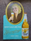 Vintage Yuengling Pilsner Beer Cardboard Sign Display Ketterlinus, Philadelphia