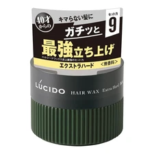 LUCIDO Hair Wax Extra Hard Men's Styling Product, Fragrance-Free, 80g Japan