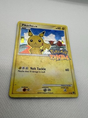 Pikachu 7/16 Pokemon Rumble Promo Holo Pokémon TCG 2009 English