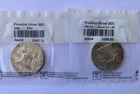 1954 Franklin Silver 50C Fine and 1963-D Franklin Silver 50C