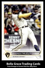 2022 Topps Update Andrew McCutchen #US251 Milwaukee Brewers MLB Baseball 