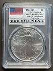 2025 (P) 1oz Silver American Eagle w/Eagle Privy PCGS MS69 FS Made In USA Holder