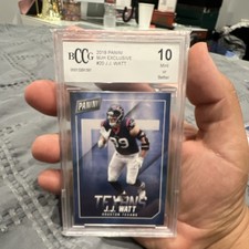 2018 Panini MJH Exclusive J.J. Watt #20 Houston Texans BCCG 10 Football Card