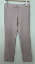 Designer Emporio Armani 40 Wool Blush 2 Pocket Trousers Size 6-8 Sku 176
