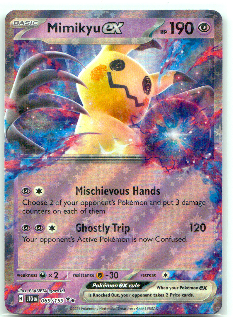 Mimikyu ex Double Rare SV09 Journey Together 069/159 Pokemon TCG English NM