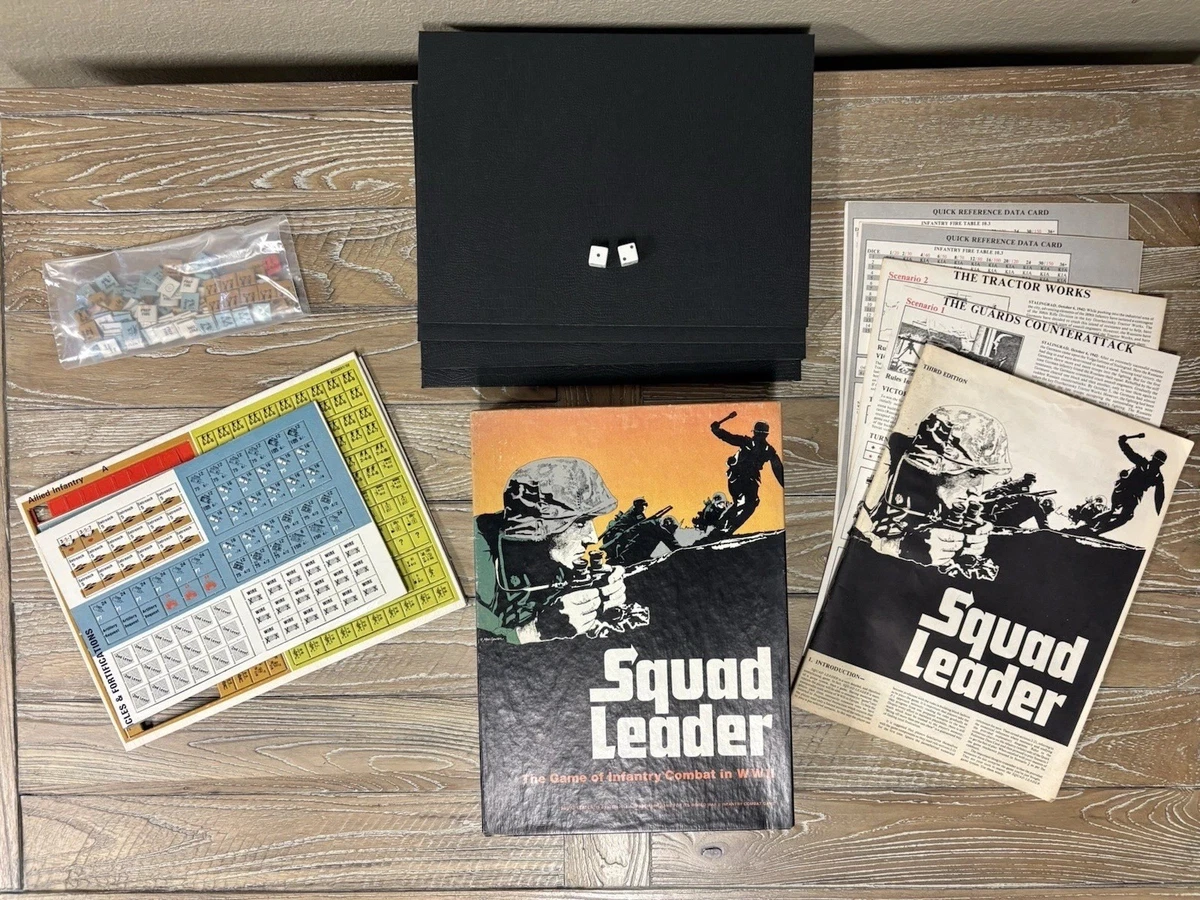 Squad Leader Game of Infantry Combat in WWII 4th Edition Avalon