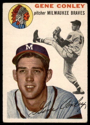 Gene Conley #59 1954 Topps card