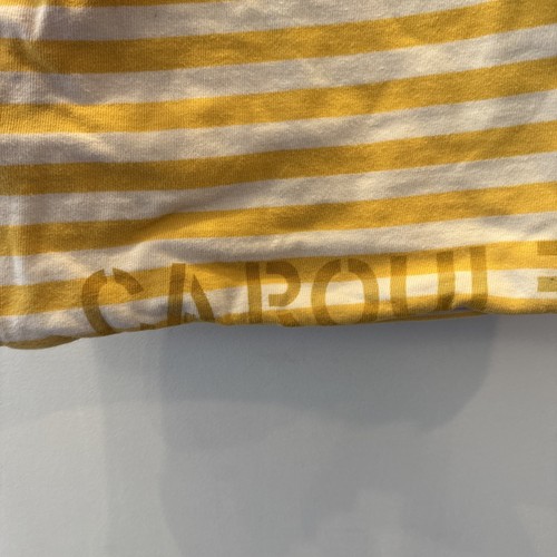 SPASS! Marc by Marc Jacobs gestreifter Jersey Shopper Ca Roule - gelb-weiß - Bild 3 von 6
