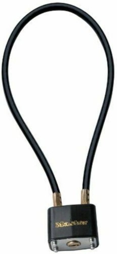Câble Antivol Master Lock Python 8418D à Clé - 1,8 M - Noir