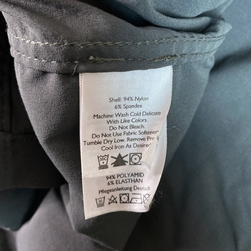 Giacca Eddie Bauer uomo 46T grigio Travex Voyager blazer nylon 3 bottoni casual - Foto 9 di 13