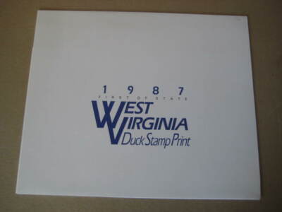 1987 West Virginia Duck Stamp And Print by Daniel Smith 715/10064