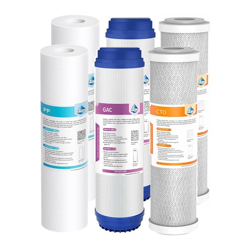 Sediment GAC CTO Carbon Water Filter Cartridges Set for Reverse Osmosis 3-Stage - Picture 12 of 13