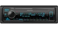 Kenwood KMM-BT332 Bluetooth USB AUX single DIN Media Car Stereo Receiver (No CD)