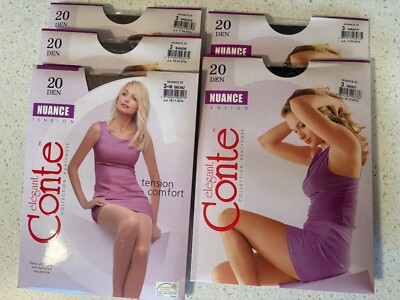 Conte Nuance Tension 20 den -  Microfibre Women Pantyhose 5 pair lot