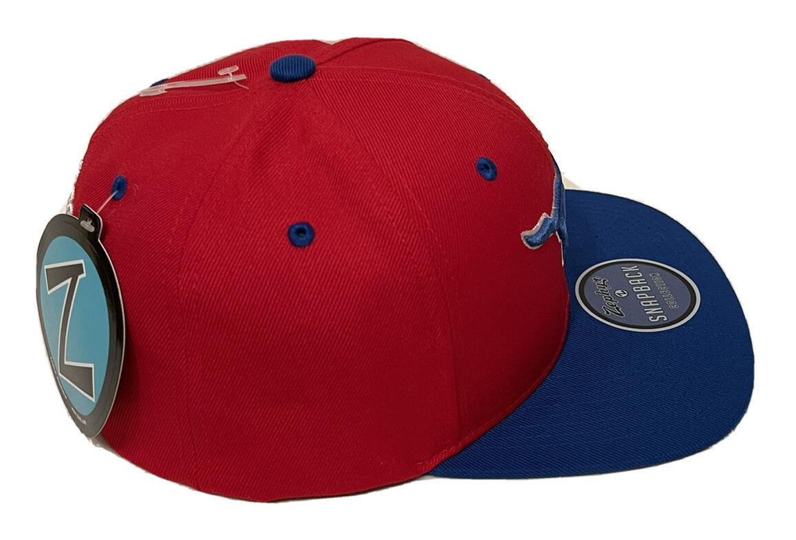 Zephyr Men's Adjustable Snapback Hat – Florida A&M Rattlers Team Color, Mesh Back - View #6